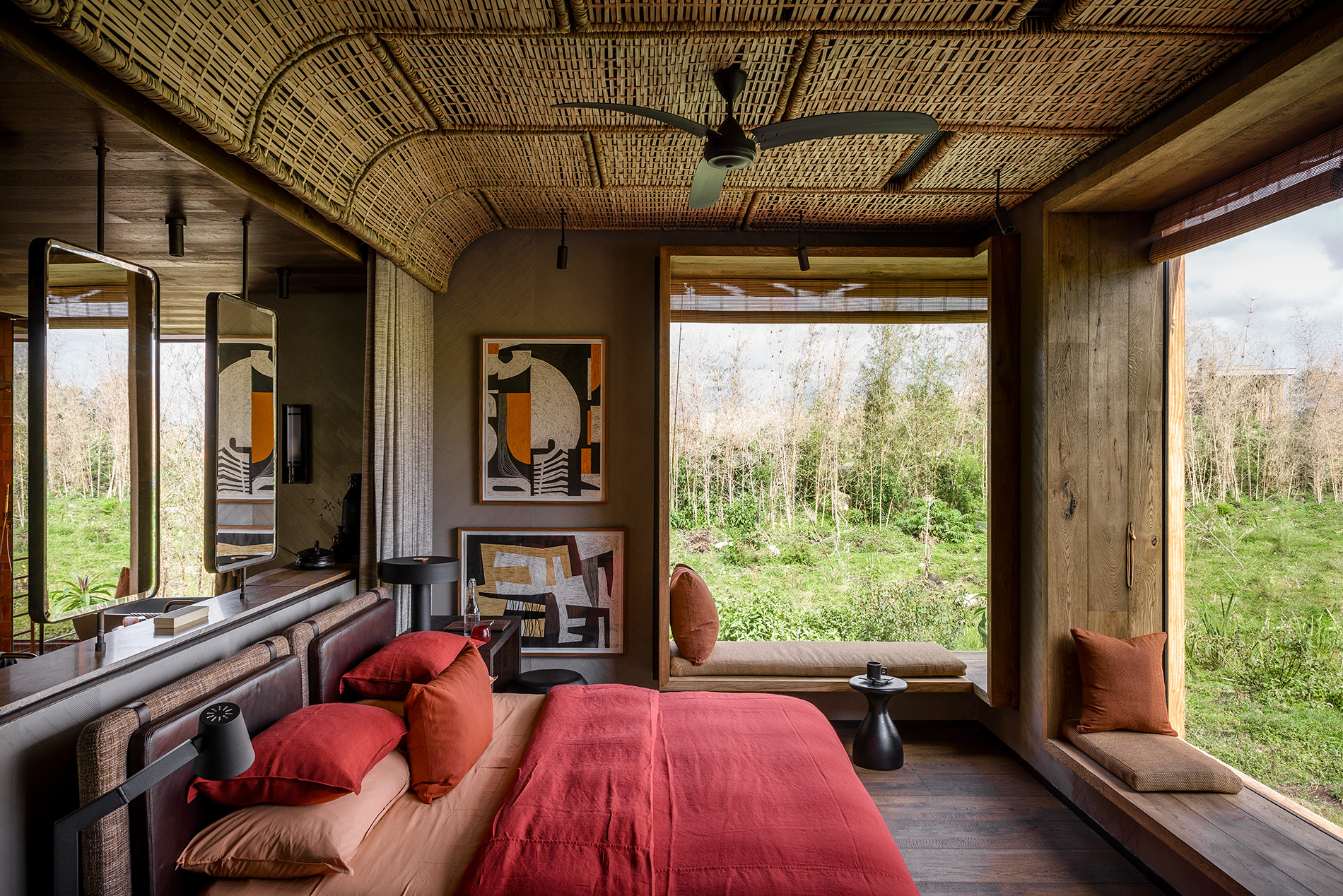 a resort bedroom