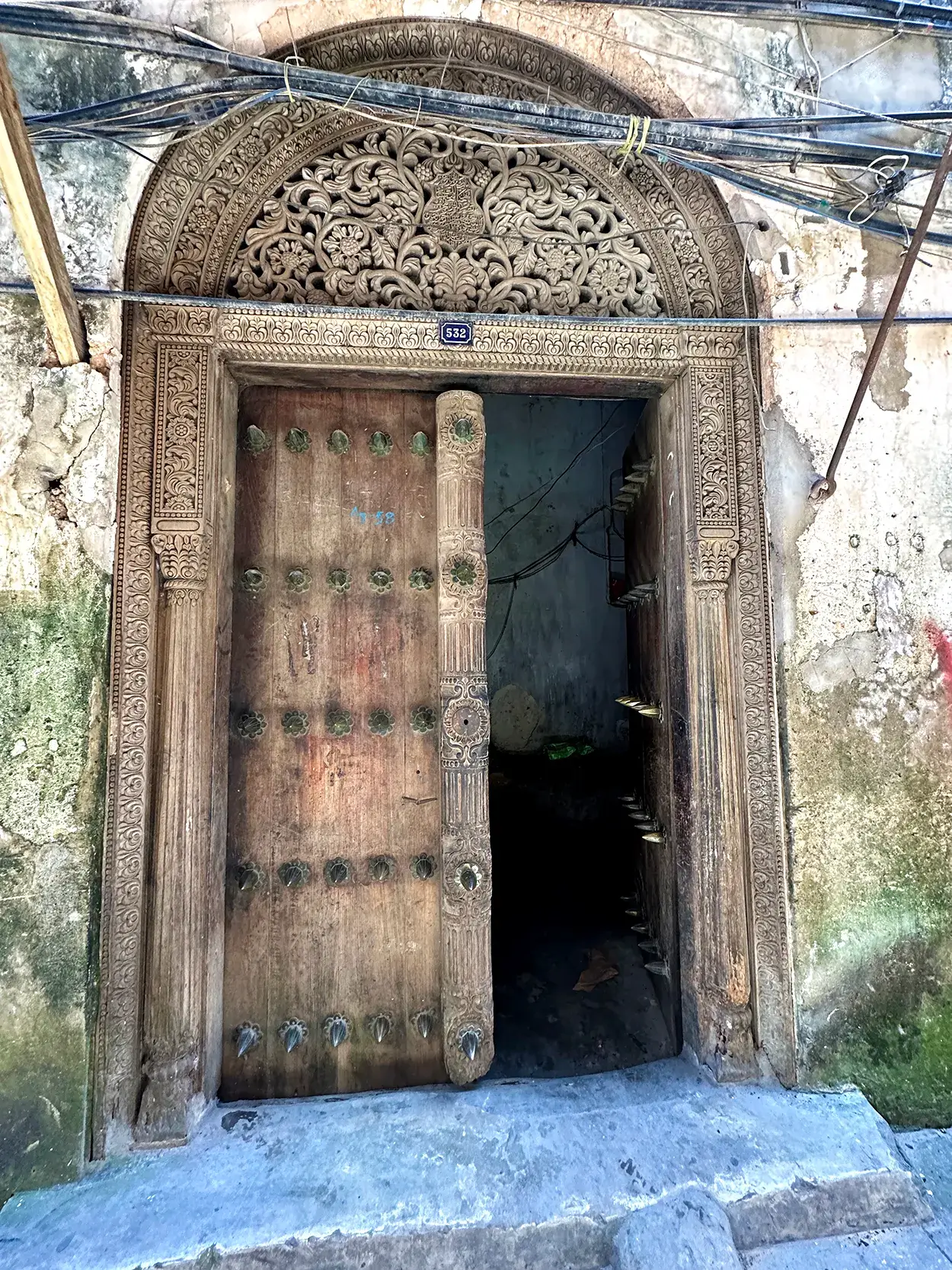 a door in stone town