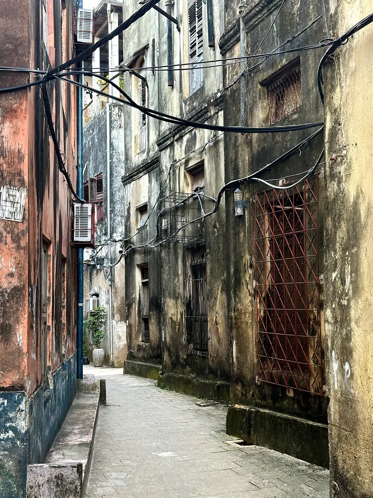 Stone town path